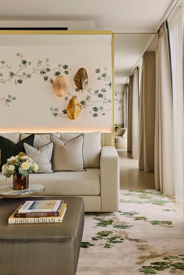 Mayfair Suite inside Mandarin Oriental, Mayfair hotel, with interiors by Studio Indigo