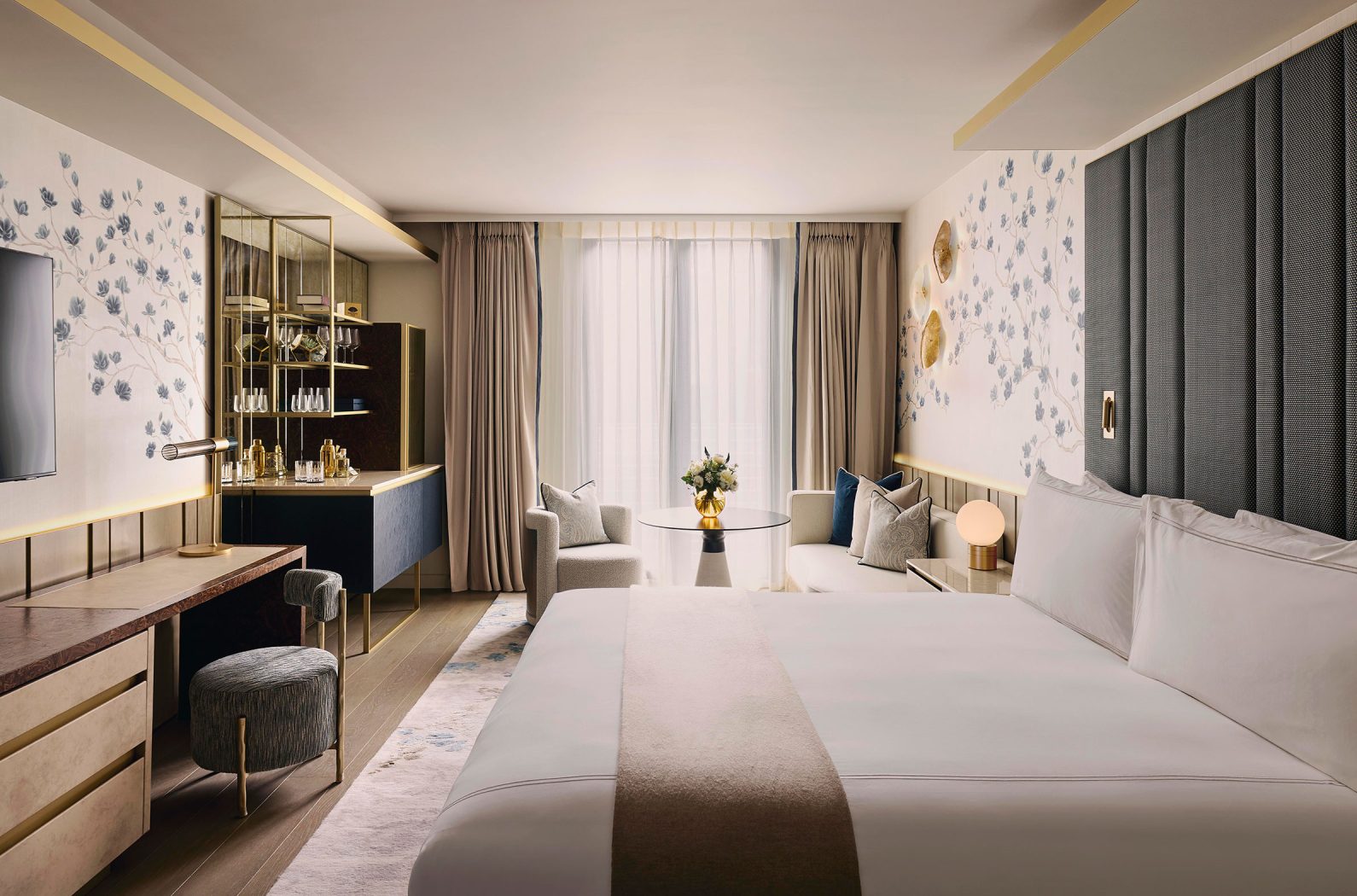 Mayfair Suite inside Mandarin Oriental, Mayfair hotel, with interiors by Studio Indigo