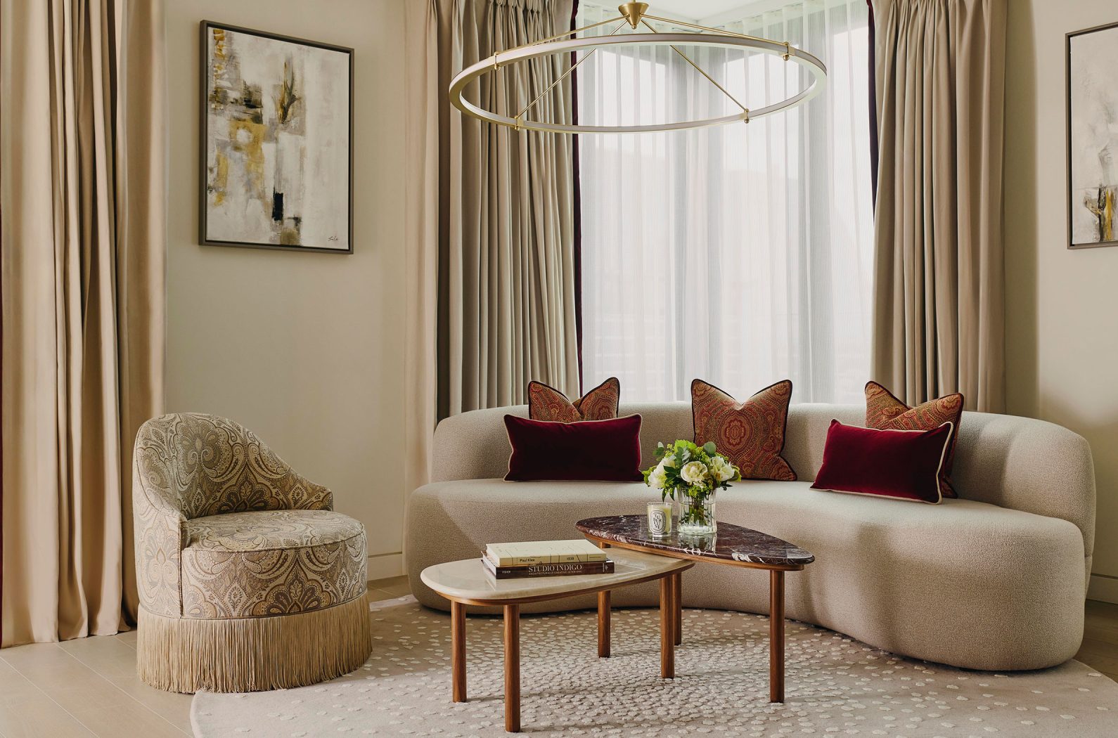 Mayfair Suite inside Mandarin Oriental, Mayfair hotel, with interiors by Studio Indigo