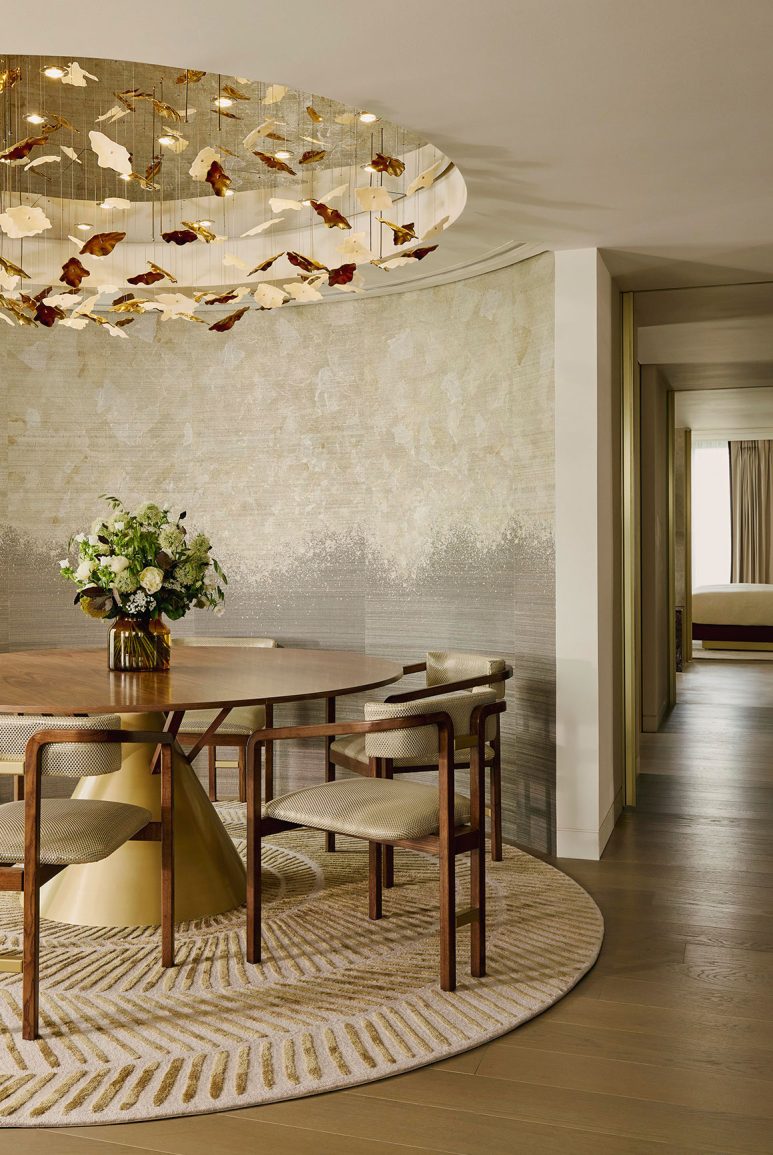 Mayfair Suite inside Mandarin Oriental, Mayfair hotel, with interiors by Studio Indigo